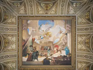 Apotheosis of the Renaissance, by Mihály Munkácsy, fresco, 1850