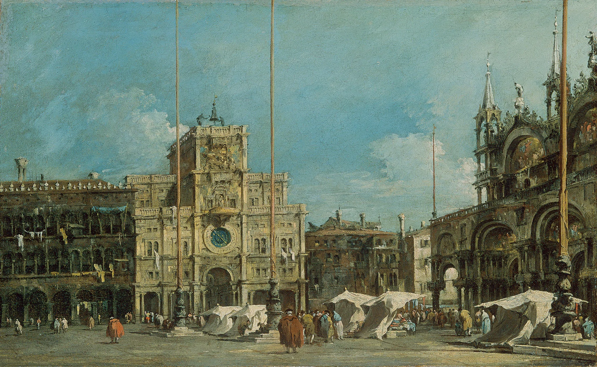The Torre dell’Orologio in Piazza San Marco, detail