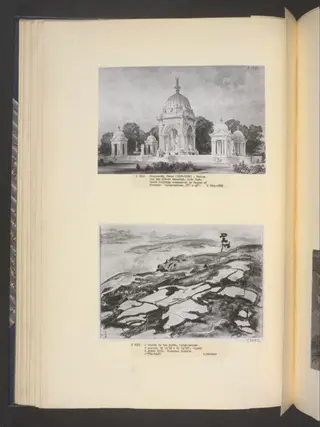 Northern landscape, by Nicholas Roerich, watercolor, 1918