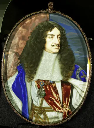 Portrait of Charles II Stuart (1630-1685), by Samuel Cooper, unspecified, 1665