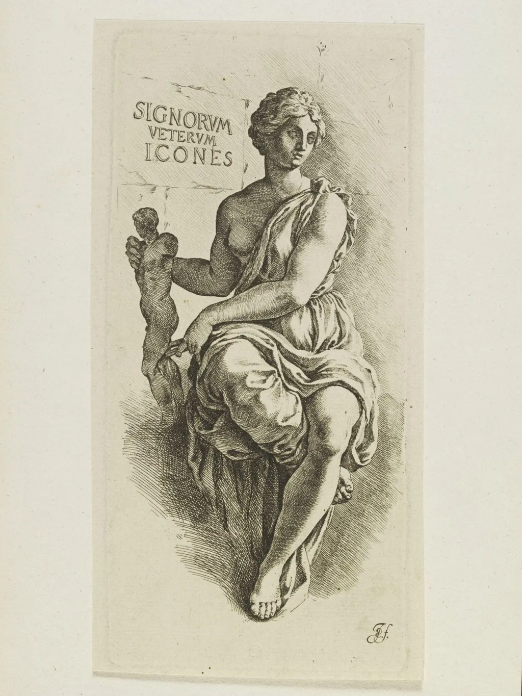 Signorum Veterum Icones, by Jan de Bisschop, ink, 1670