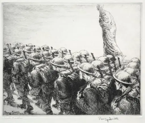Dance of Death: Death Marches, by Percy John Delf Smith, 1919