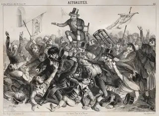 Actualités:  Élections d'Angleterre, by Clémente Pruche, 1841