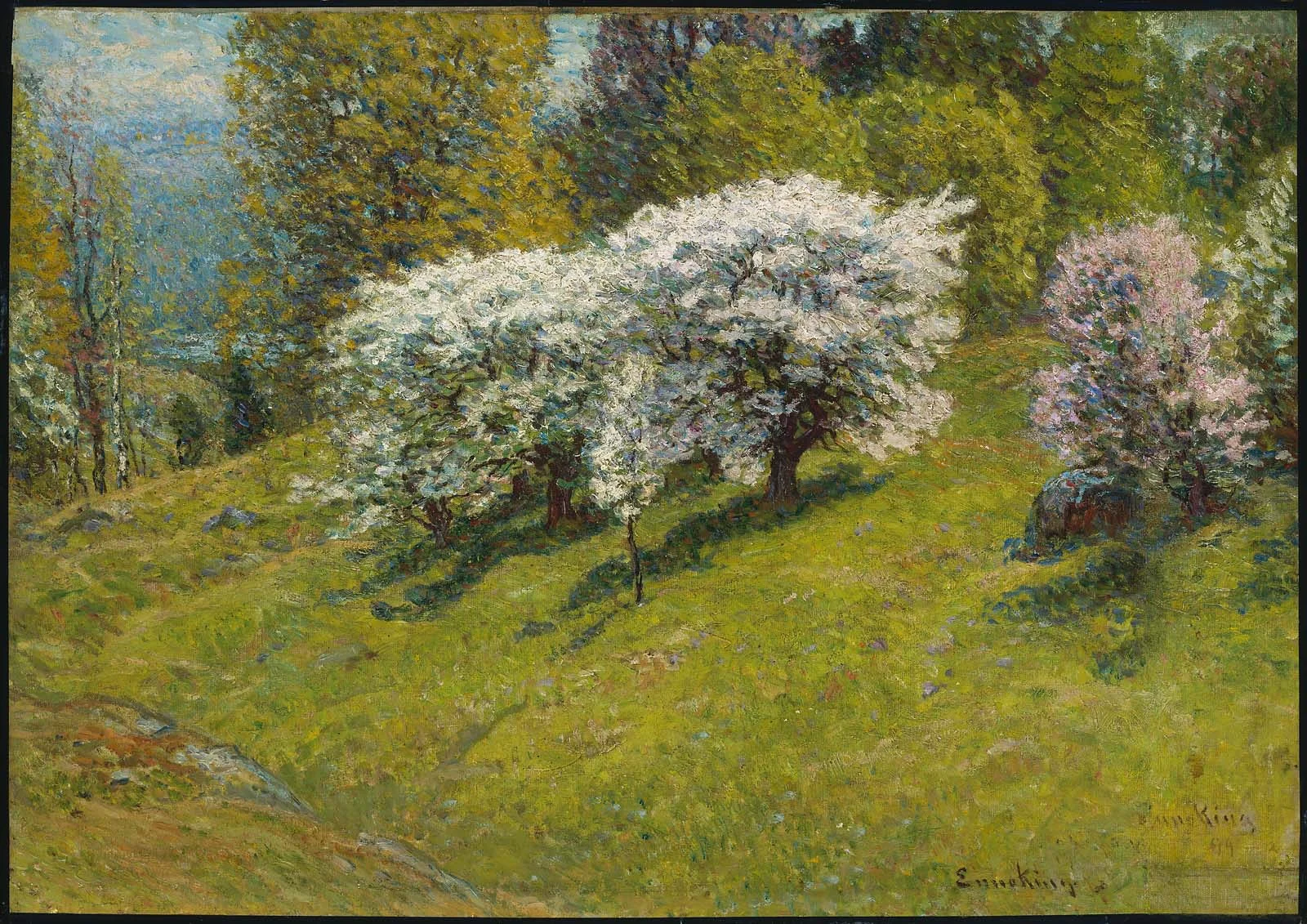 Spring Hillside, detail