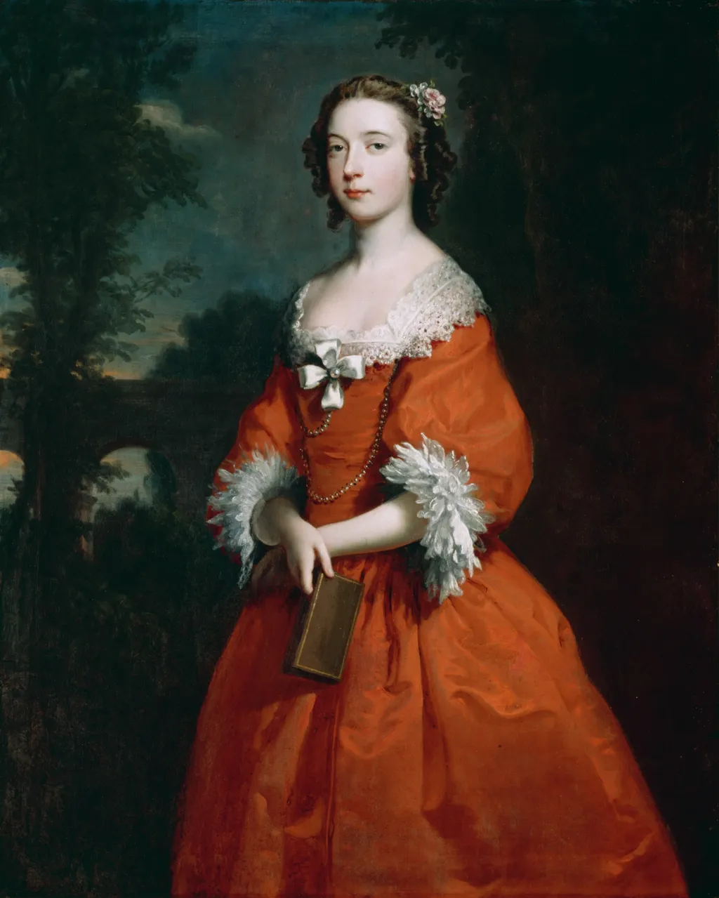 Miss Hamilton, by Joseph Highmore, oil, 1735