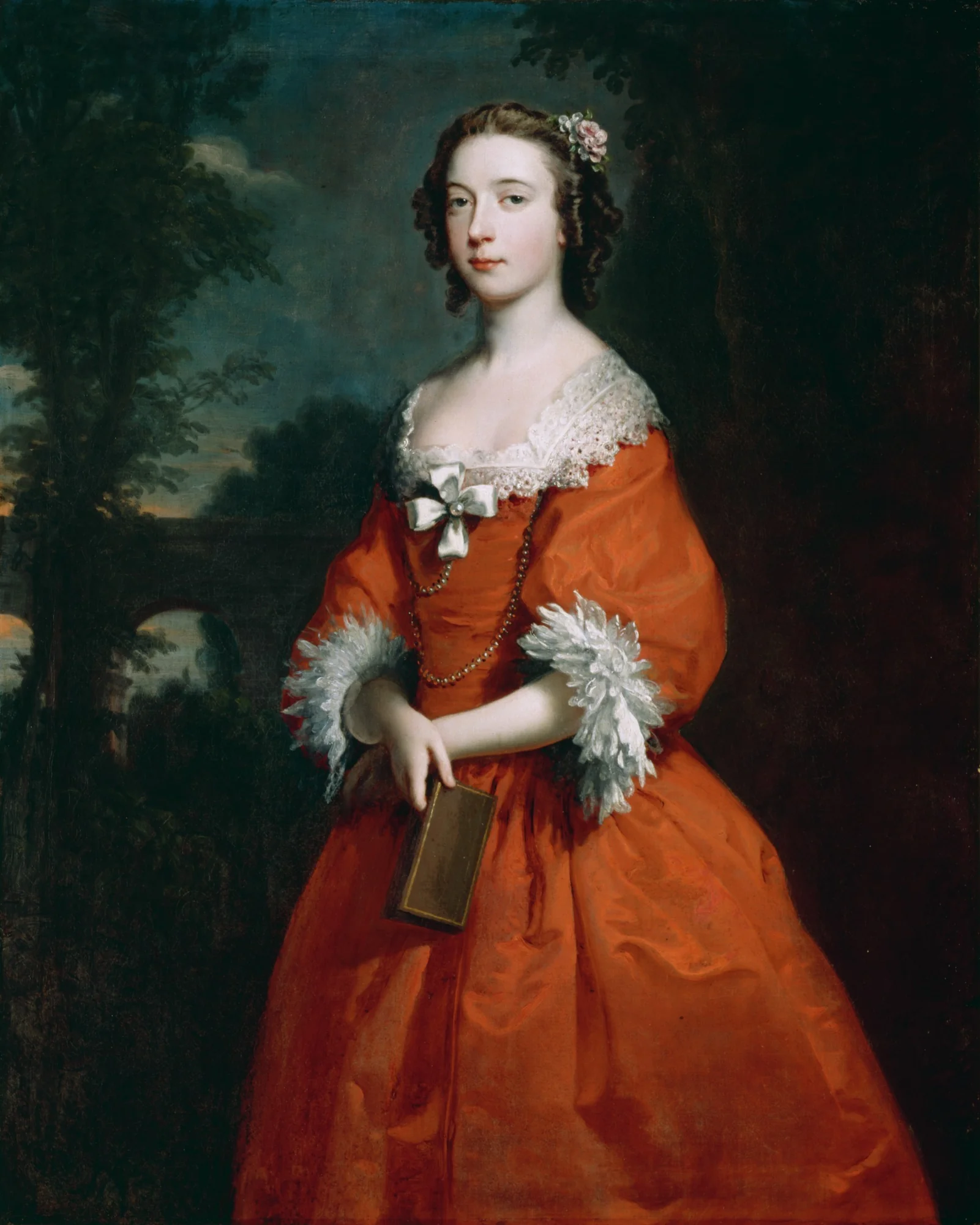 Miss Hamilton, detail