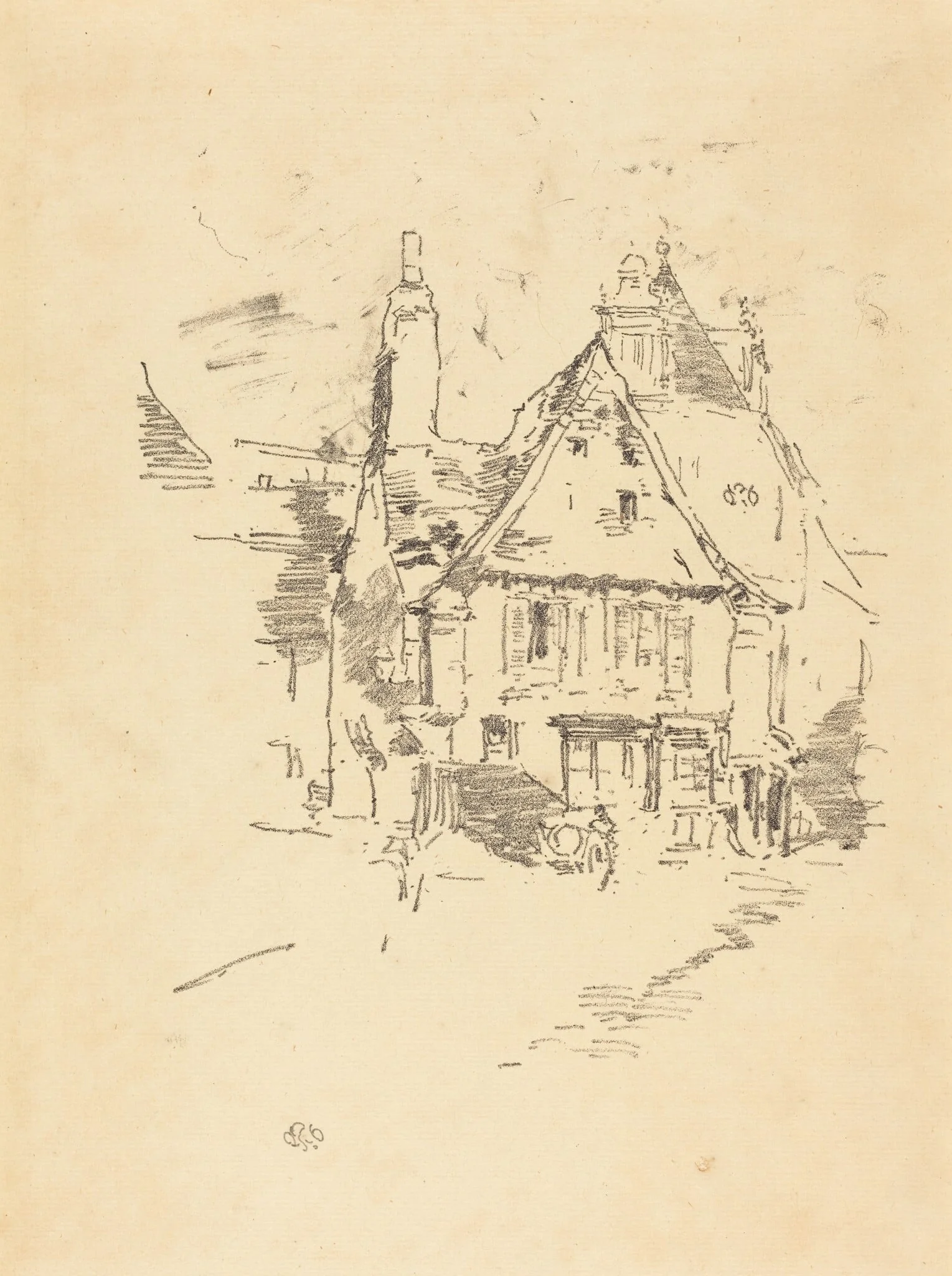 Gabled Roofs, detail