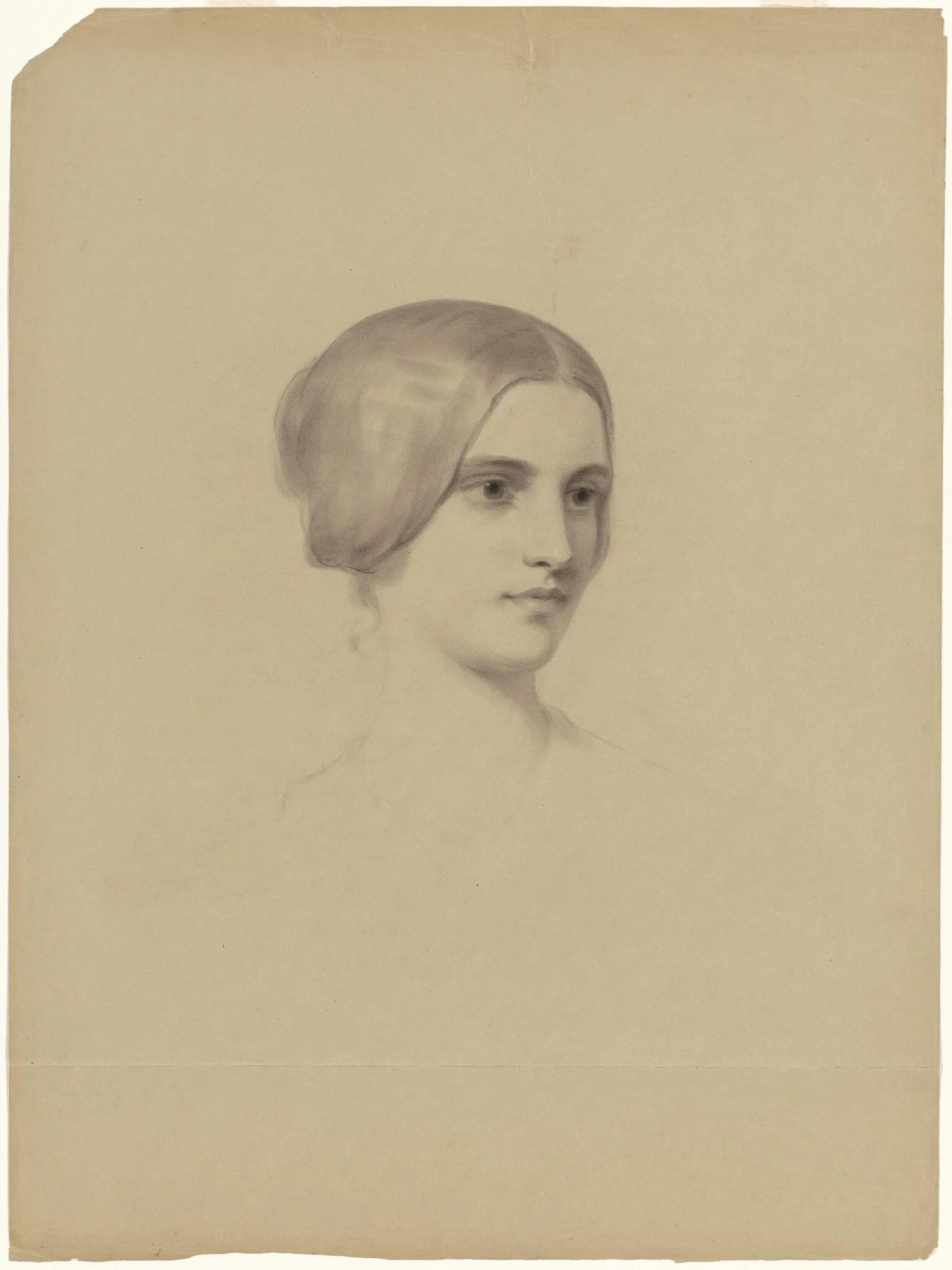 Head of a Young Woman, detail
