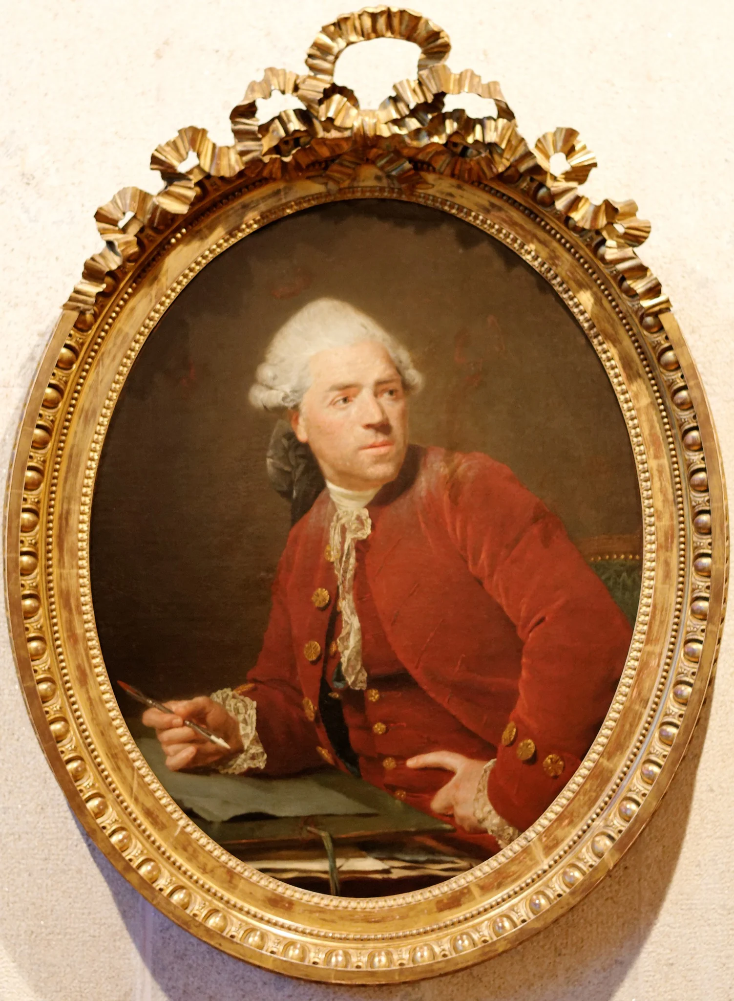 Self portrait, detail