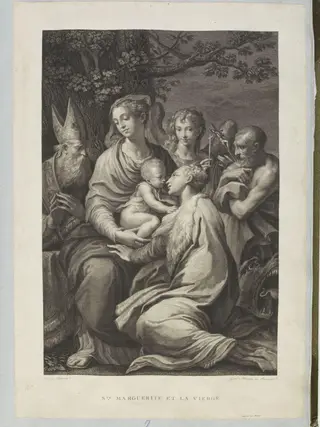 Virgin and Child, by Francesco Rosaspina