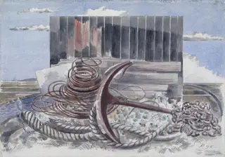 Rye, by Paul Nash, watercolor, 1934