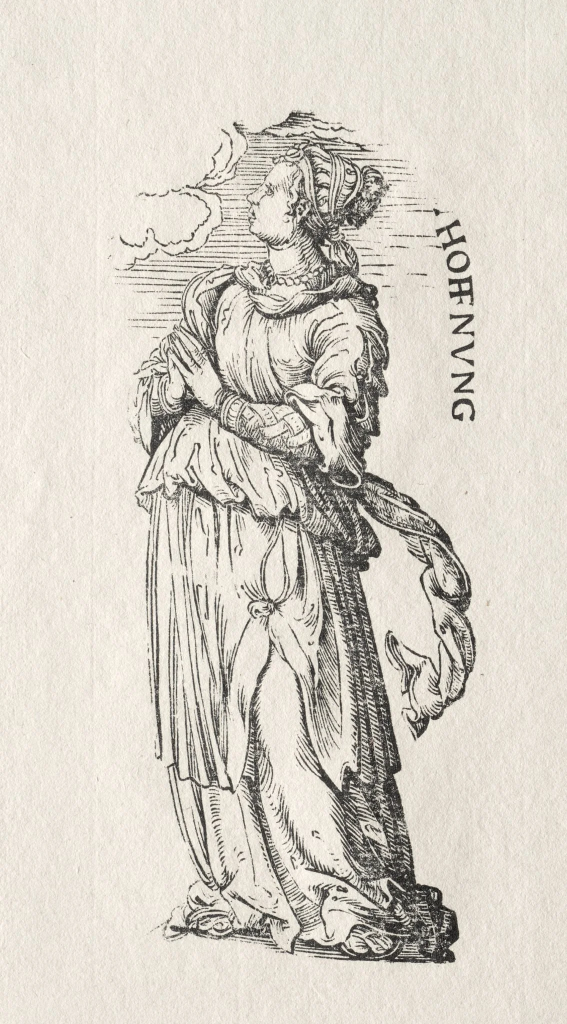 The Seven Virtues: Hope, detail