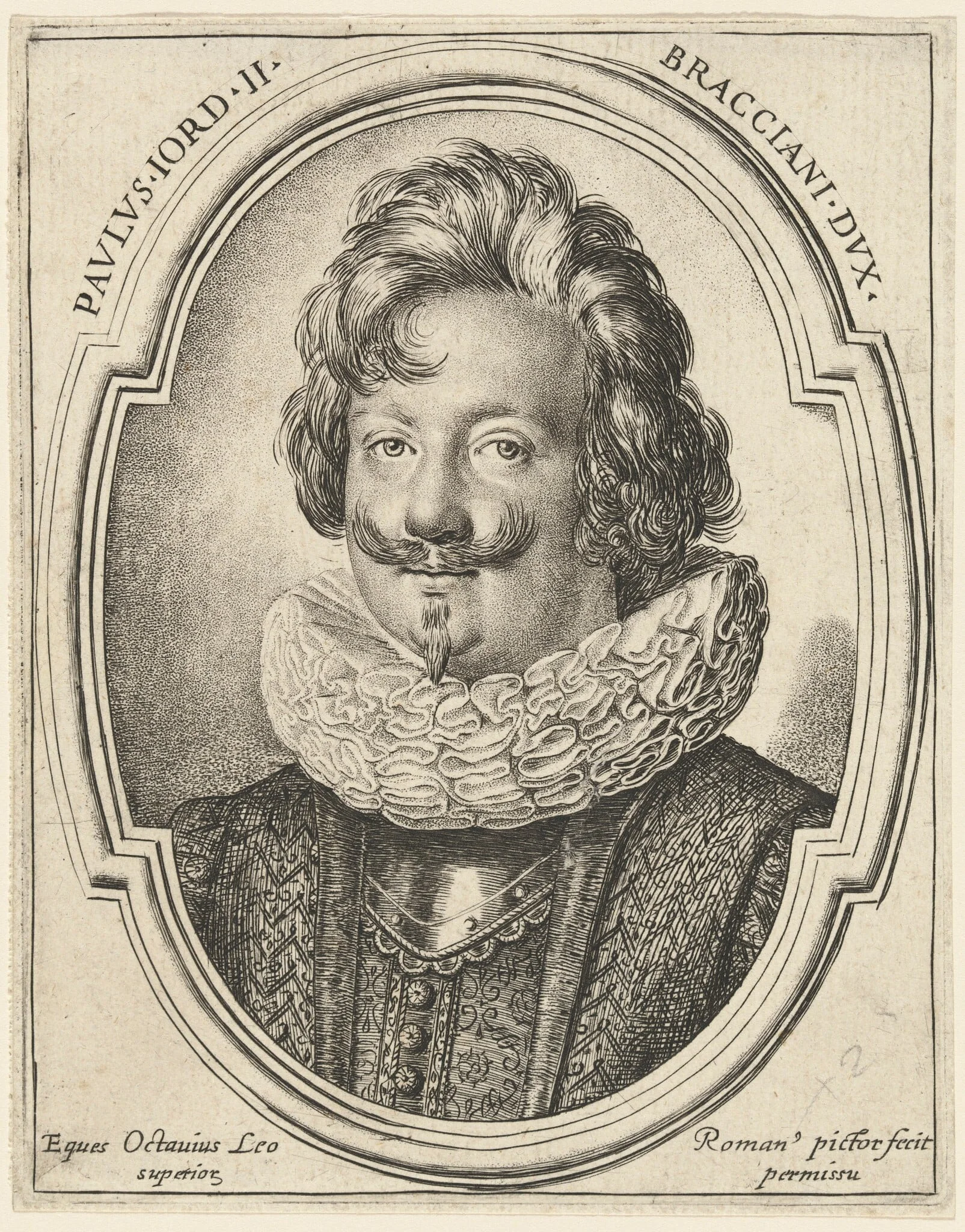 Paolo Giordano Orsini II, detail