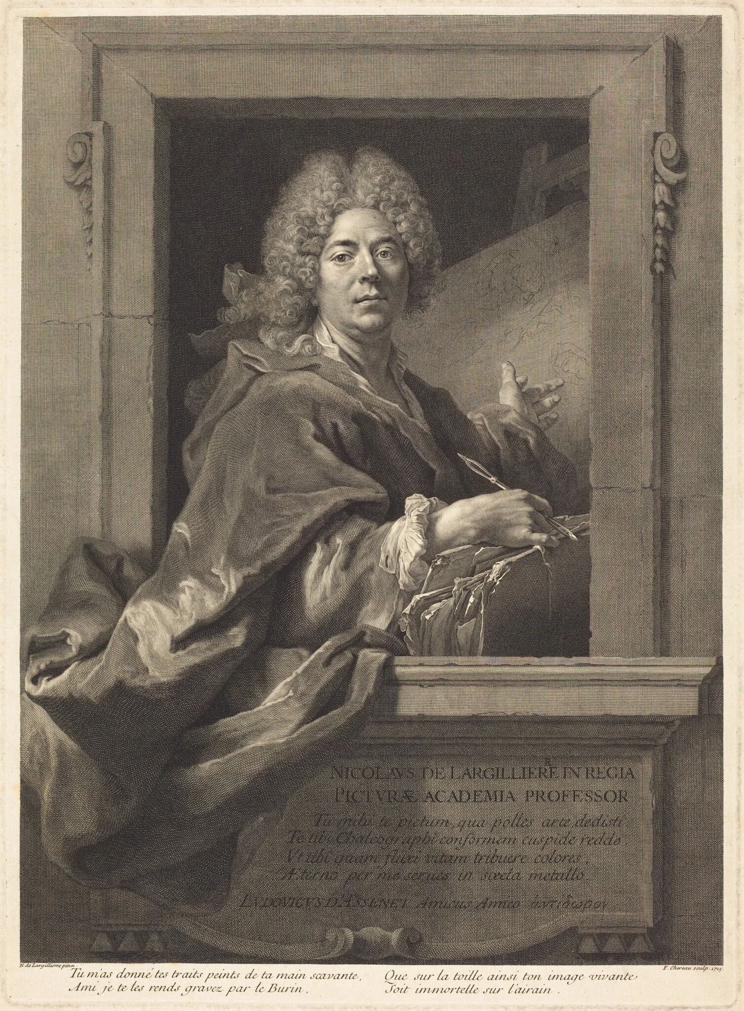 Nicolas de Largillière, detail