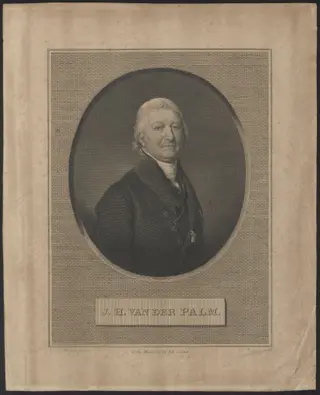Portrait of J.H. van der Palm, by Velijn Philippus, unspecified