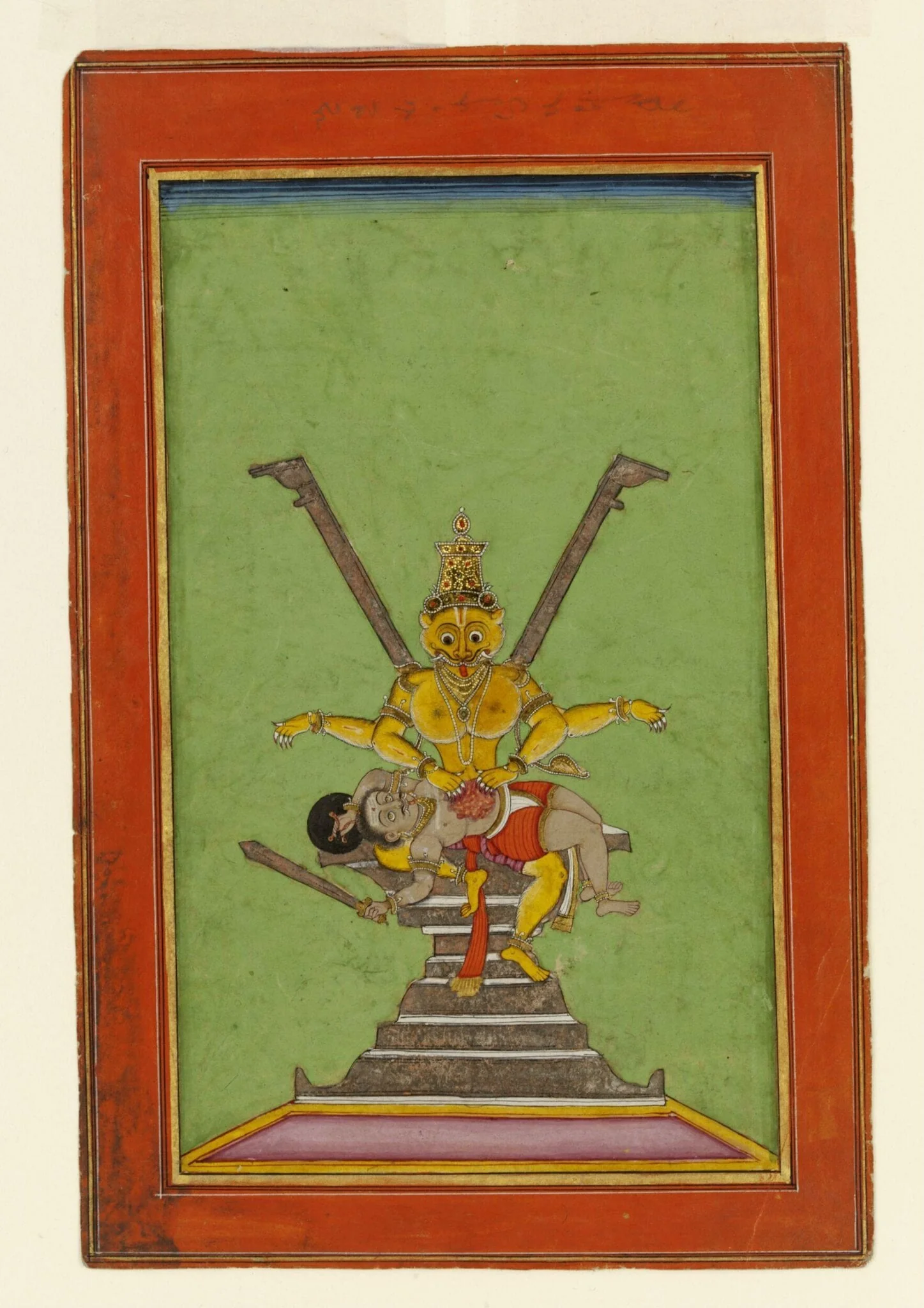 Narasinha, the fourth avatar of Vishnu, detail
