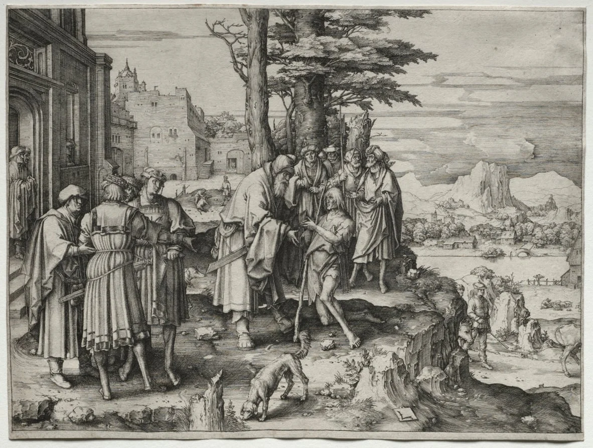 Return of the Prodigal Son, detail