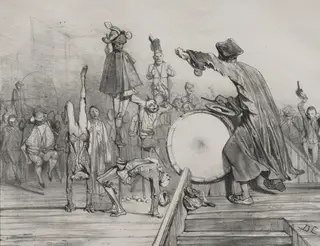 Great Tumbler!, by Alexandre Gabriel Decamps, 1830