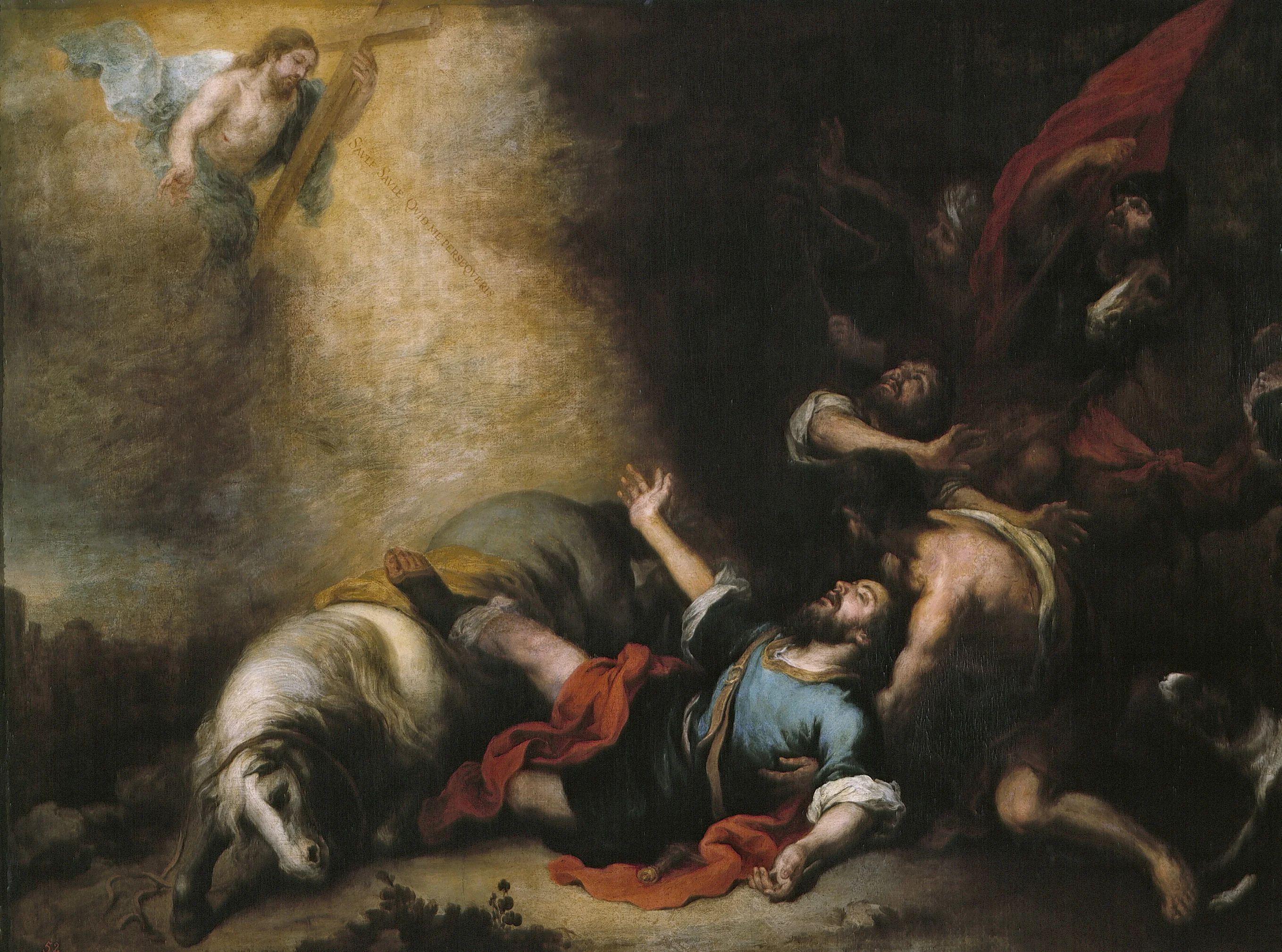 Conversion of Saint Paul, detail