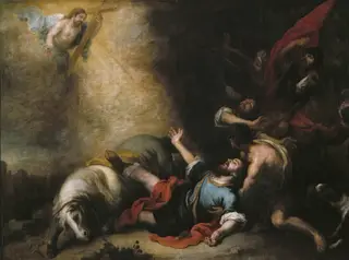 Conversion of Saint Paul, by Bartolomé Esteban Murillo, oil, 1675
