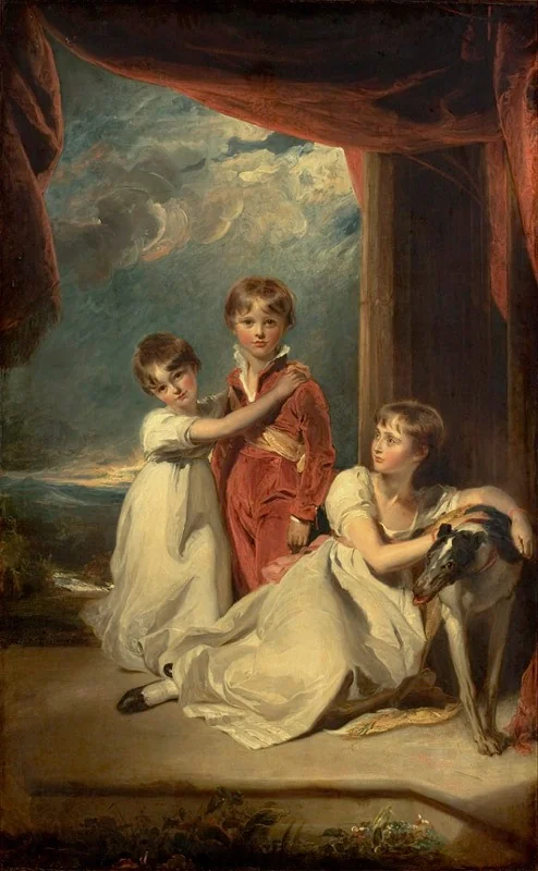 The Children of Sir Samuel Fludyer, detail