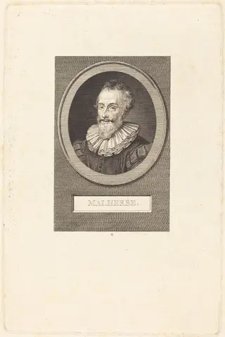 Francois de Malherbe, by Augustin de Saint-Aubin, ink, 1805