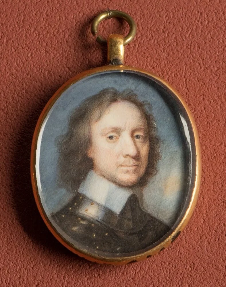 Oliver Cromwell (1599-1658), lordprotektor i England, detail