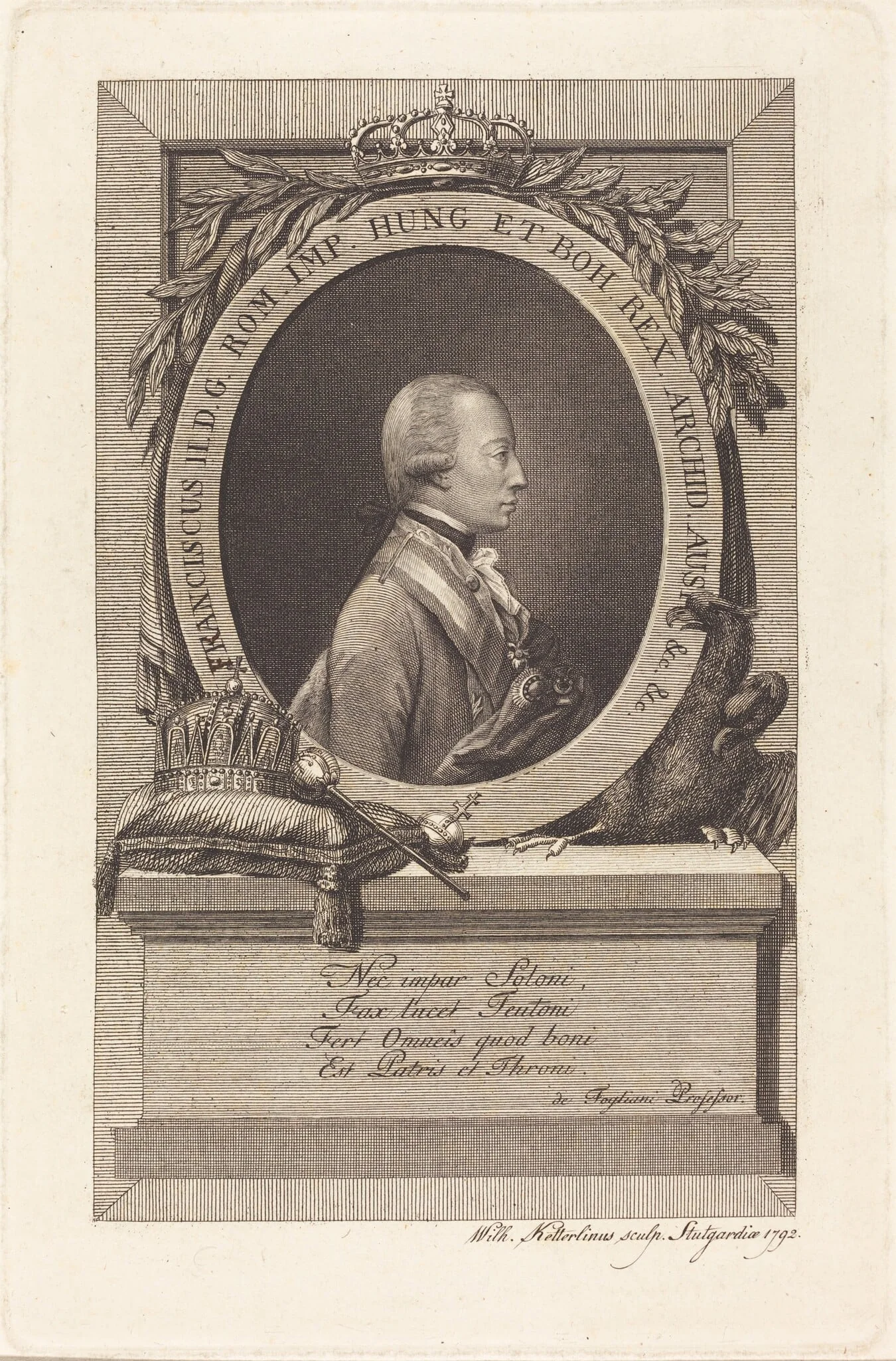 Francis II, Holy Roman Emperor, detail