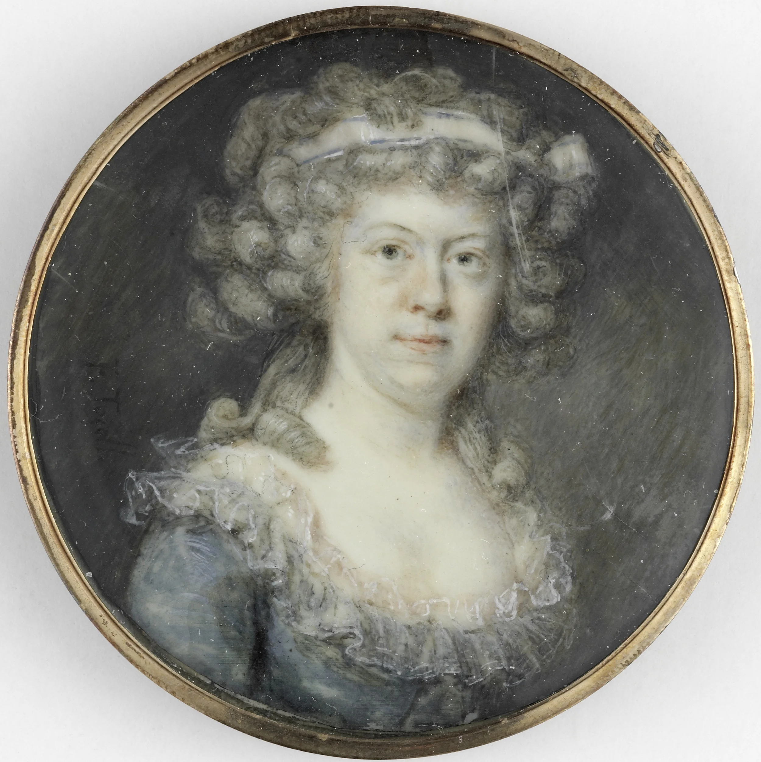 Portret van een vrouw, detail
