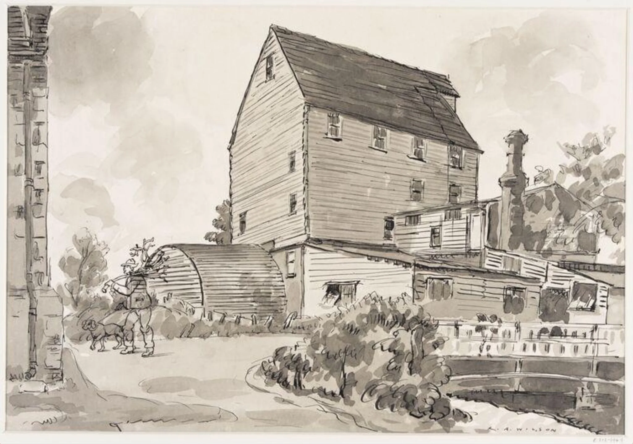 Wickhambreux Mill, Kent, detail