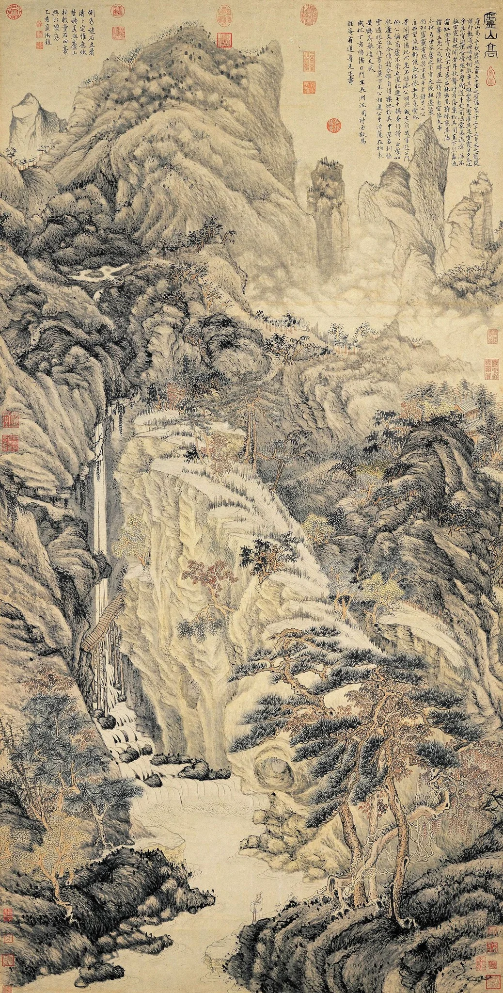 Lofty Mount Lu, detail