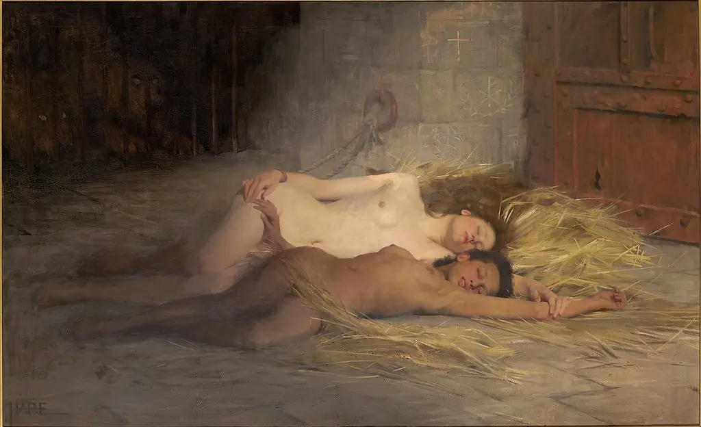 The victory of faith, by Saint George Hare, oil, 1896