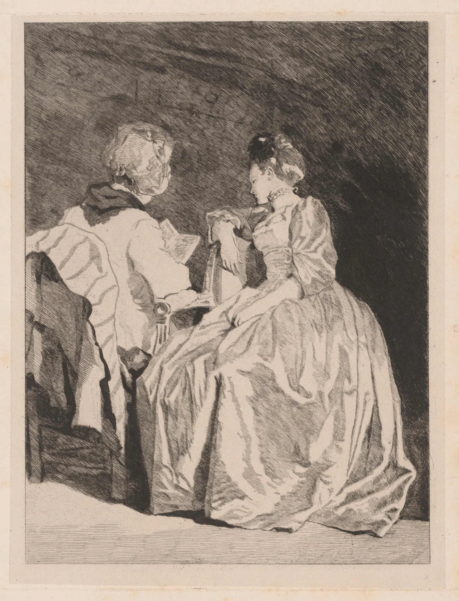 La Lecture (The Reading), detail
