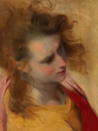 The Head of Saint John the Evangelist, by Federico Barocci, oil, 1580