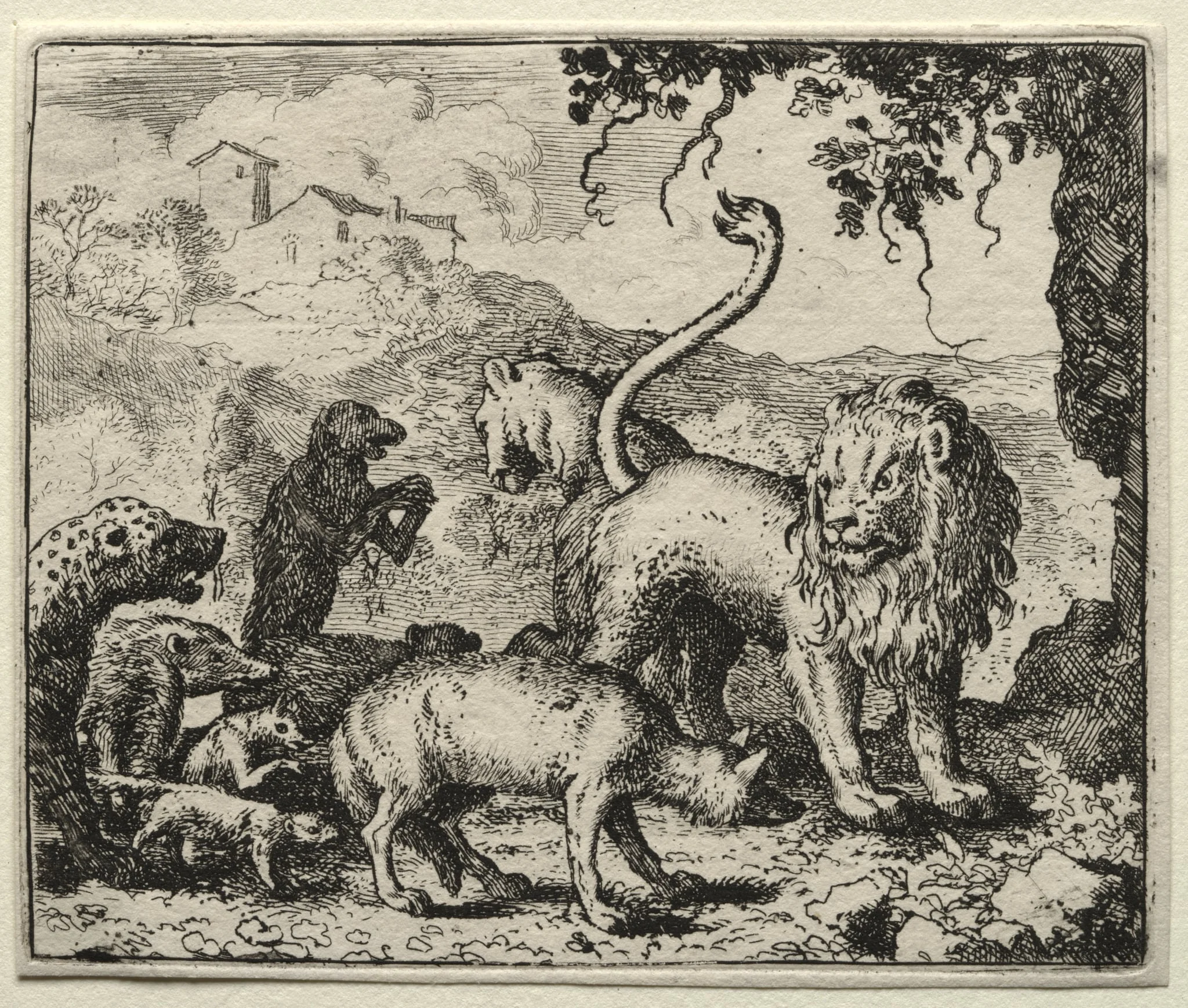 Reynard the Fox: First Complaint of the Wolf, detail