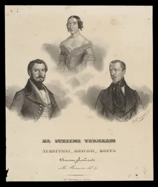 H Beard Print Collection, by F. Maggi, 1850