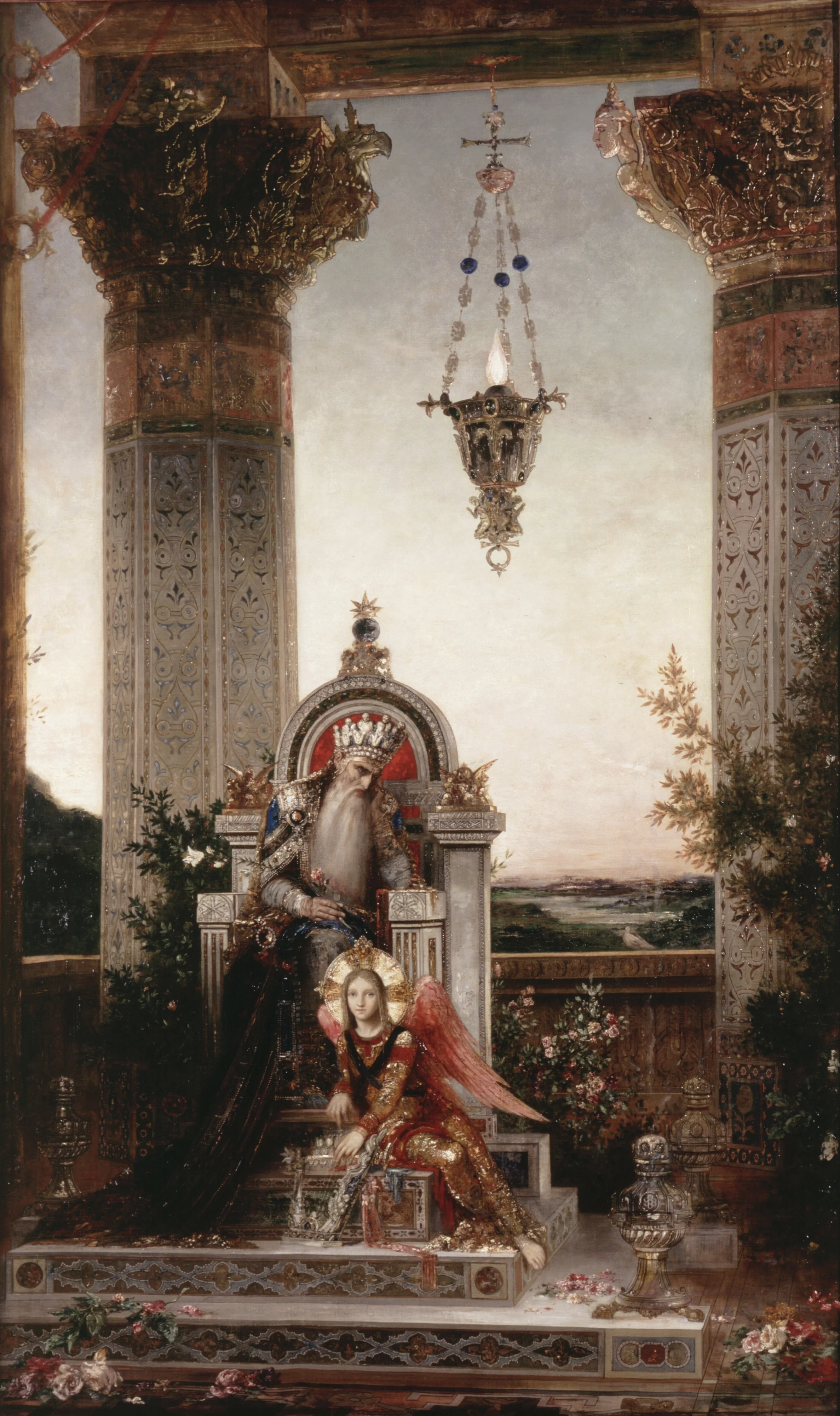 King David, detail