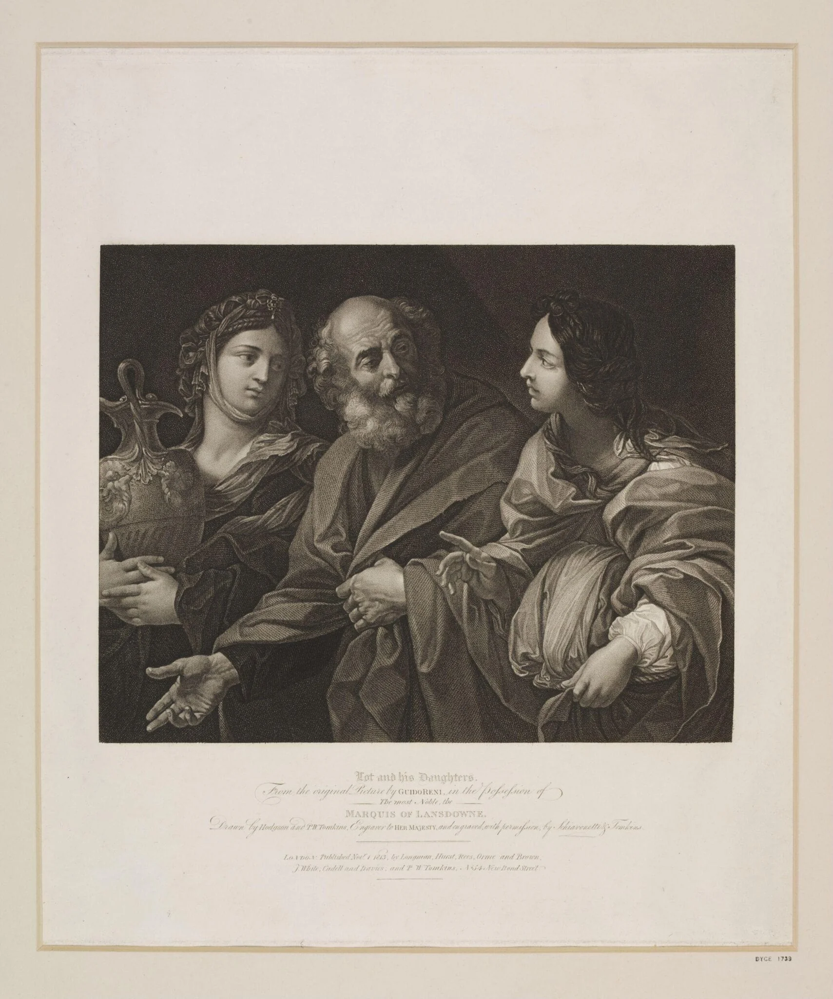 Lot and his Daughters, detail