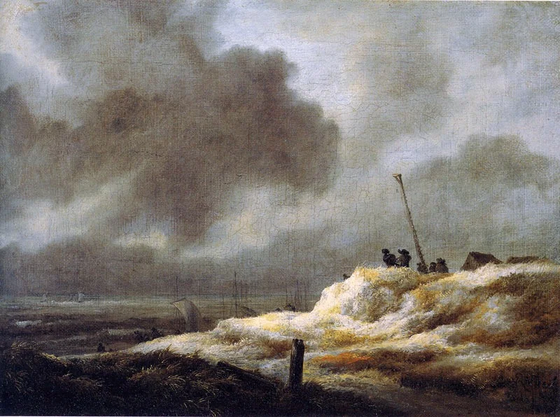 View from the Dunes to the Sea, detail