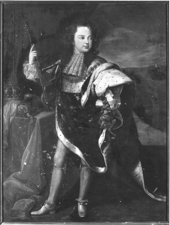 Knabenbildnis des Ludwig XV. als Dauphin, detail