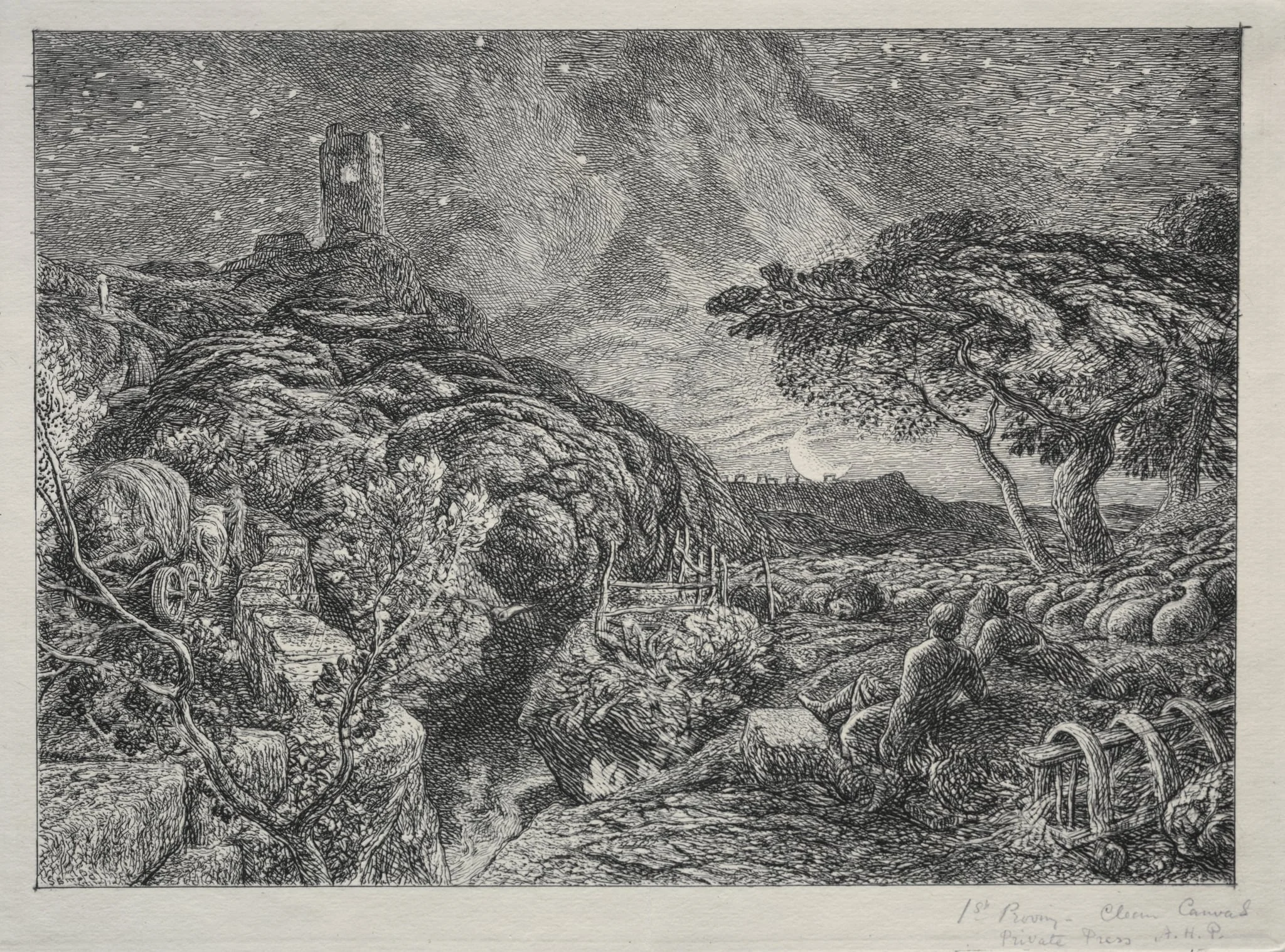 The Lonely Tower, detail