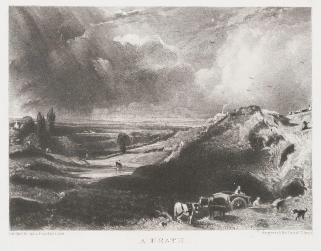 A HEATH, by John Constable