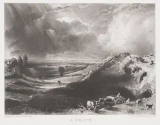 A HEATH, by John Constable