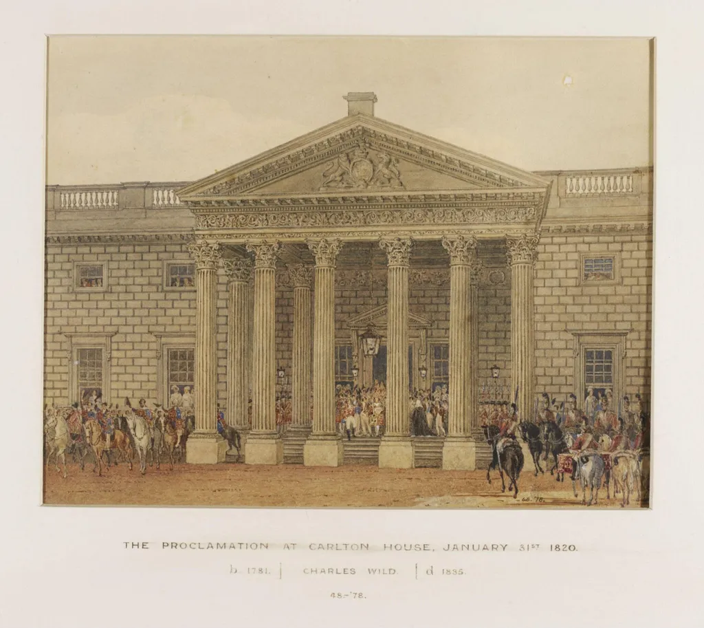 Untitled, by Charles Wild, watercolor, 1821