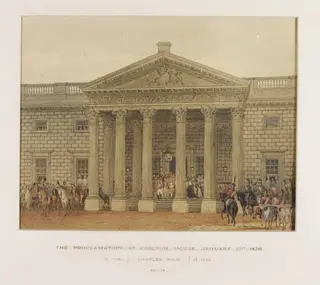 Untitled, by Charles Wild, watercolor, 1821