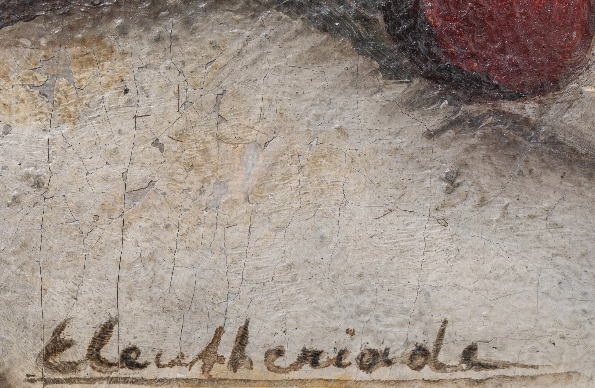 PAHAR ȘI FRUCTE, detail
