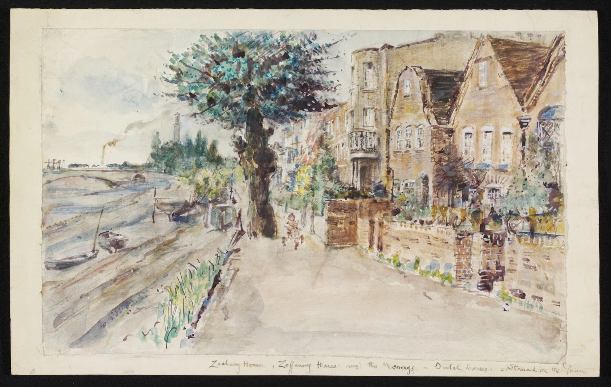 Zachary House, Zoffany House and the Moorings, Strand-on-the-Green, Chiswick, detail