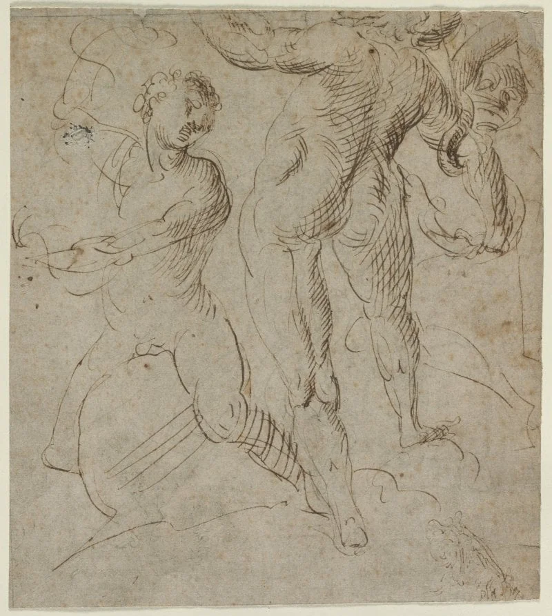 Laocoön (recto), detail