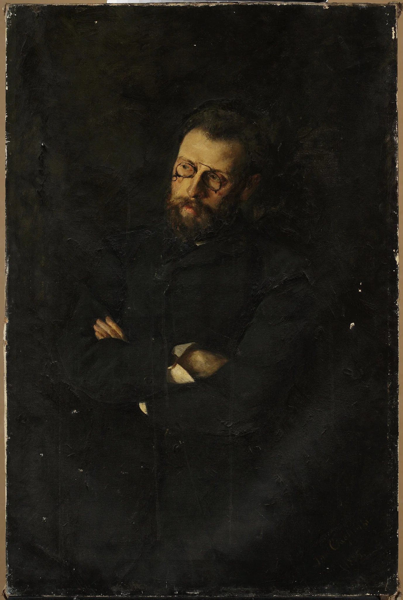 Portrait of Erazm Piltz, detail