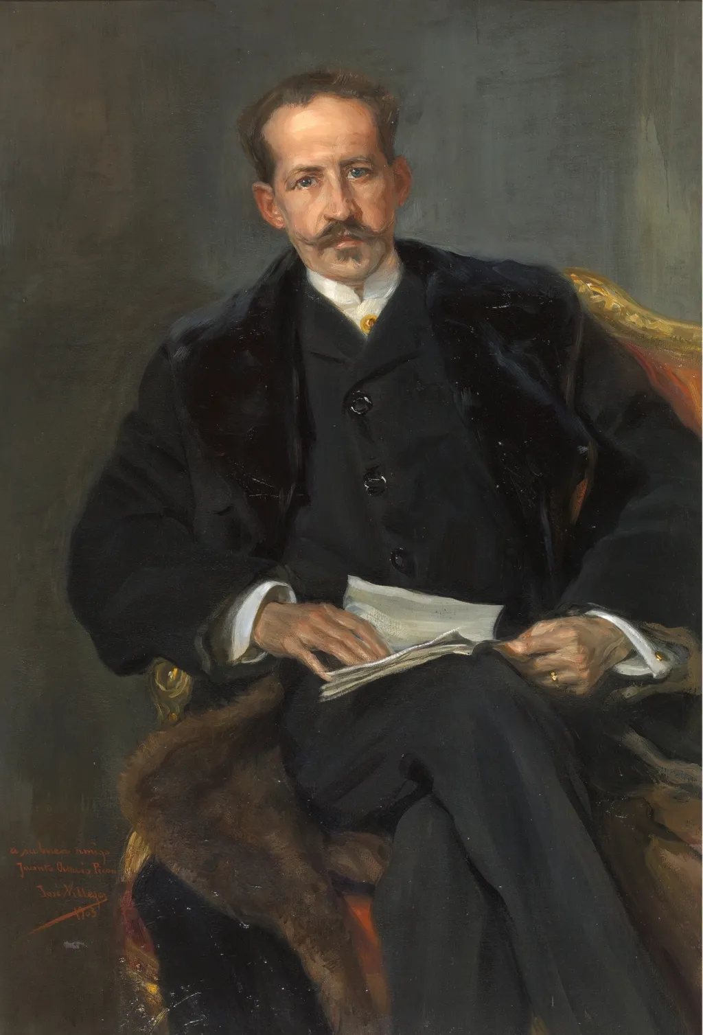 Jacinto Octavio Picón, by José Villegas Cordero, oil, 1903